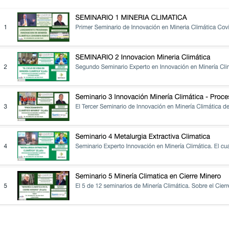 Climate Mining Training & Coaching