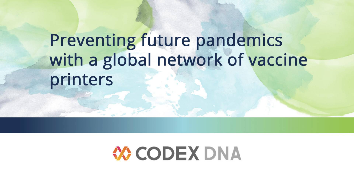 Preventing future pandemics with a global network of vaccine printers