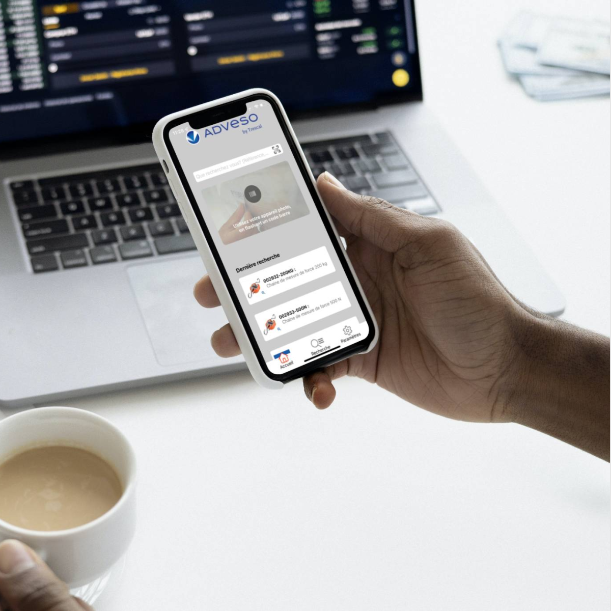 Découvrez la nouvelle application Adveso mobile de Trescal !