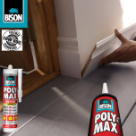 BISON POLY MAX® CRYSTAL EXPRESS Low VOC Transparent Construction Adhesive & Sealant