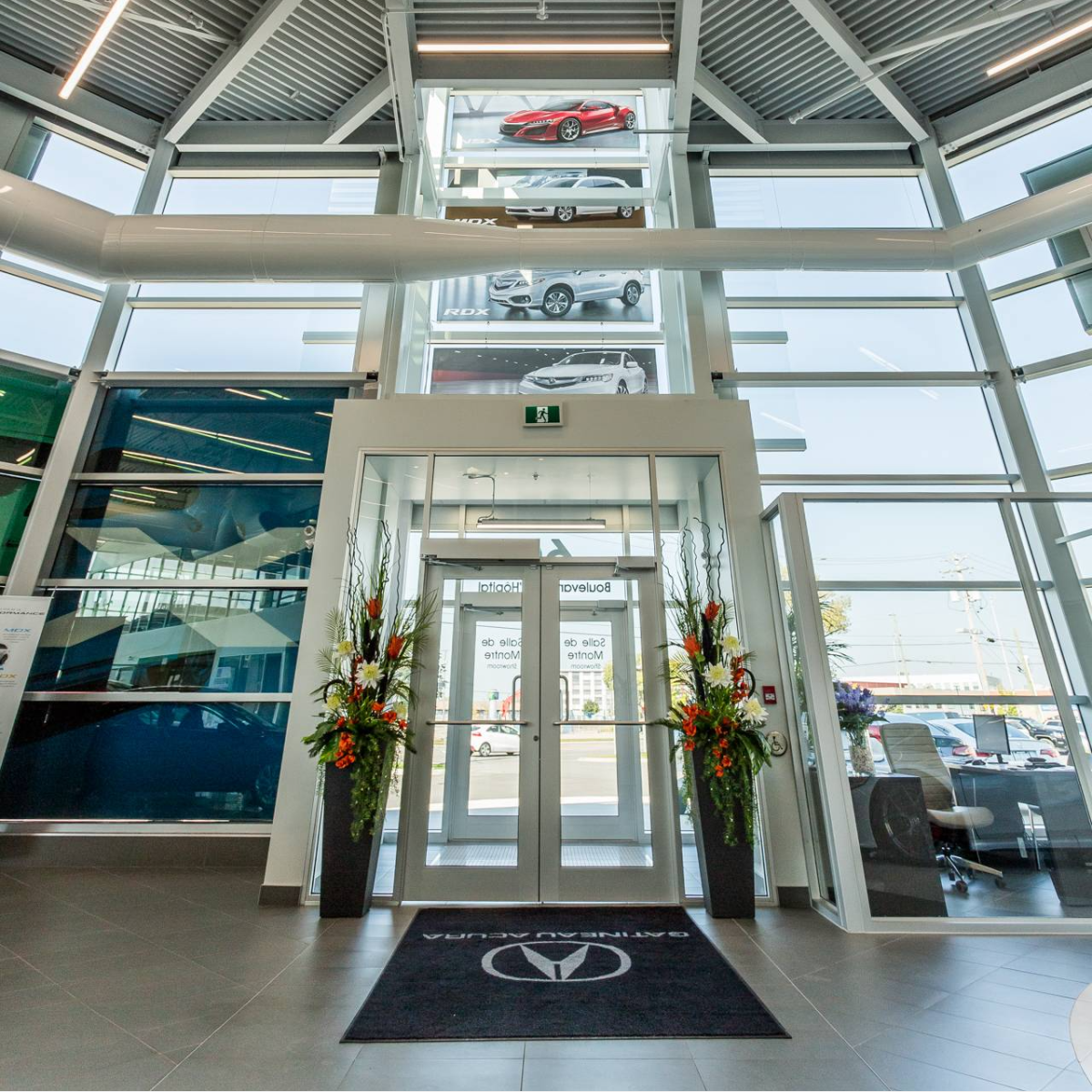 Portes commerciales et entrées