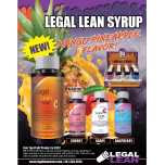 Legal Lean Relaxation Syrup 2Oz Shot Mango Pineapple