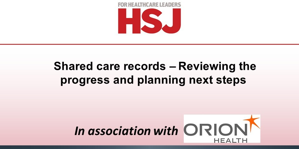Shared care records – Reviewing the progress and planning next steps