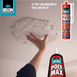 BISON POLY MAX® HIGH TACK EXPRESS Low VOC White Construction Adhesive & Sealant