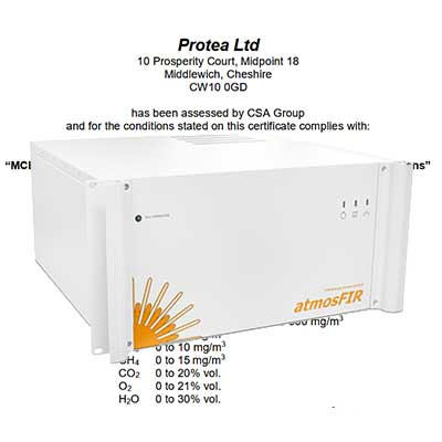 Lowest Range NOx FTIR MCERTS - 80mg/m3 NO, 50mg/m3 NO2