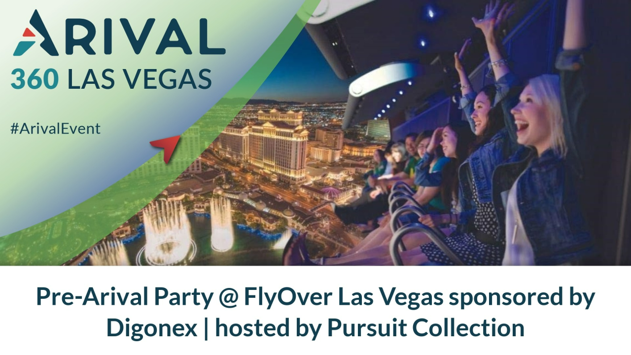 Pre-Arival Party @ FlyOver Las Vegas Sponsored by Digonex | Hosted by Pursuit Collection