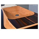 Szkilnik Design Luxury wooden washbasin model Delta