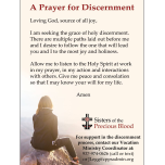 Discernment Prayer Card