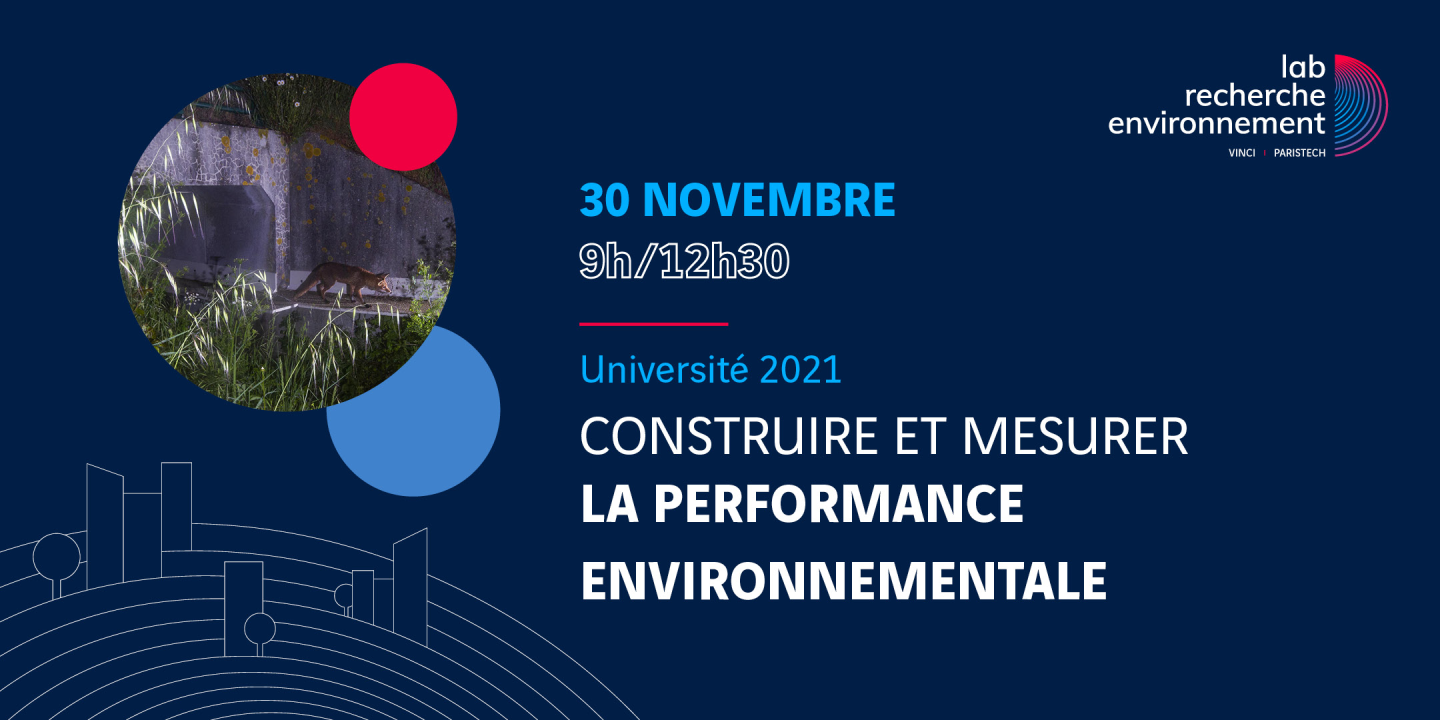 Université du lab 2021 : construire et mesurer la performance environnementale