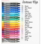 Sarasa Clip Gel Retractable