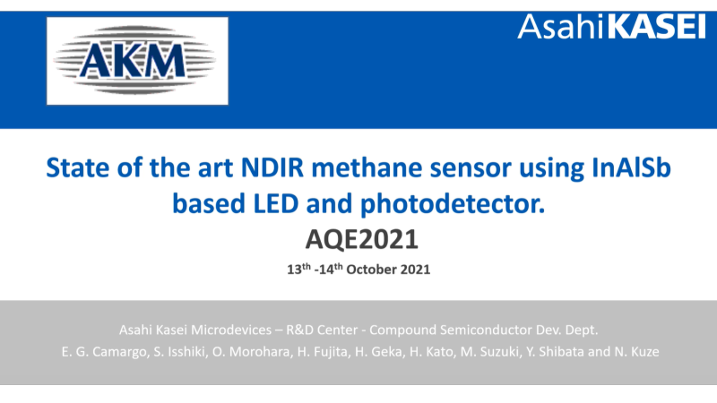State of the Art NDIR Methane Sensor Using InAISb Based LED and Photodetector
