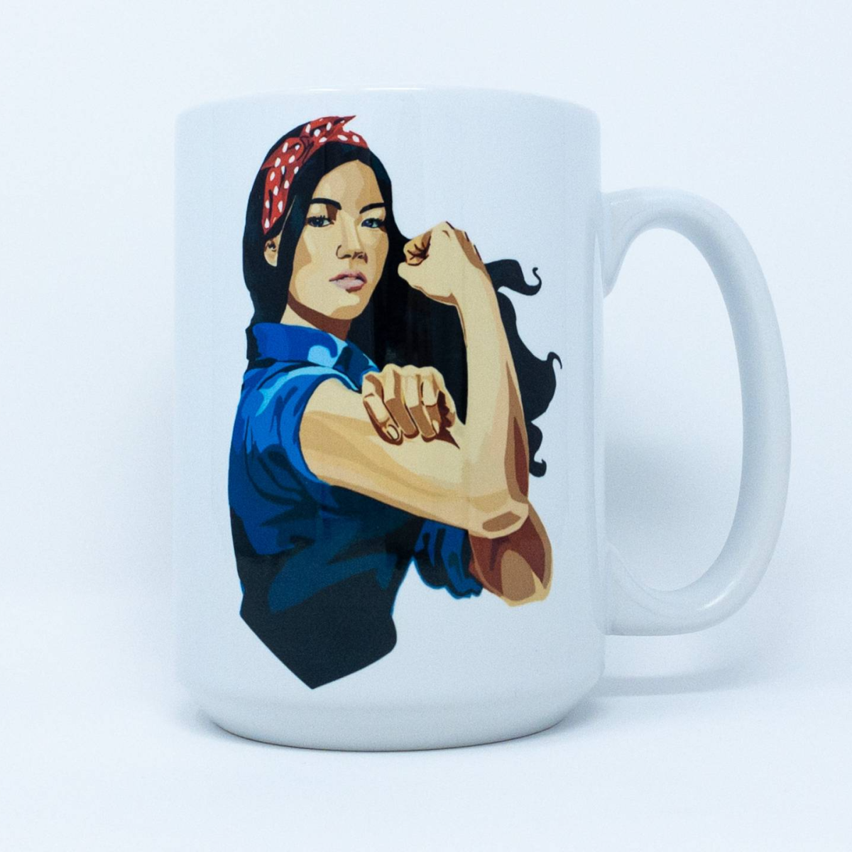 15 oz Strong Asian Woman Mug