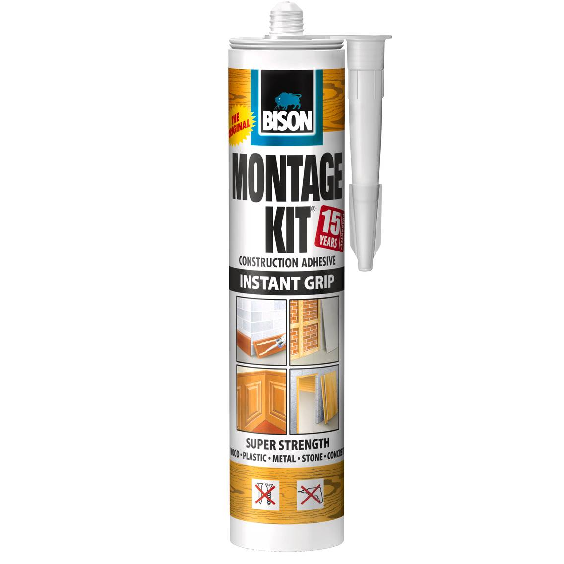 BISON MONTAGE KIT® MULTIPURPOSE CONSTRUCTION AND ASSEMBLY ADHESIVE
