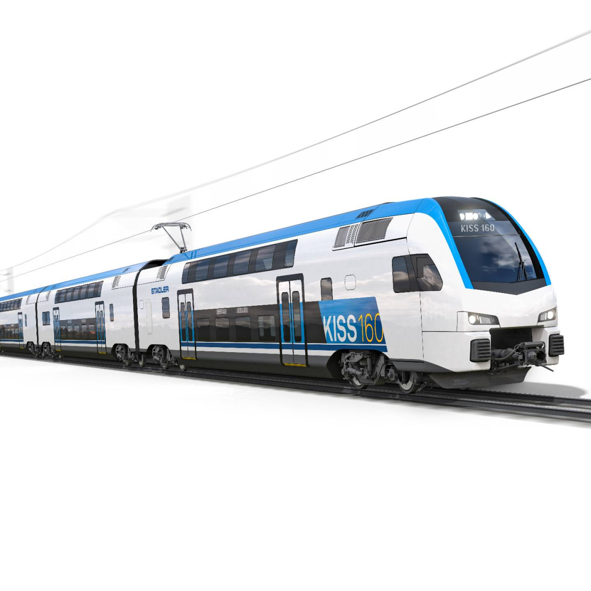 KISS double-decker passenger train