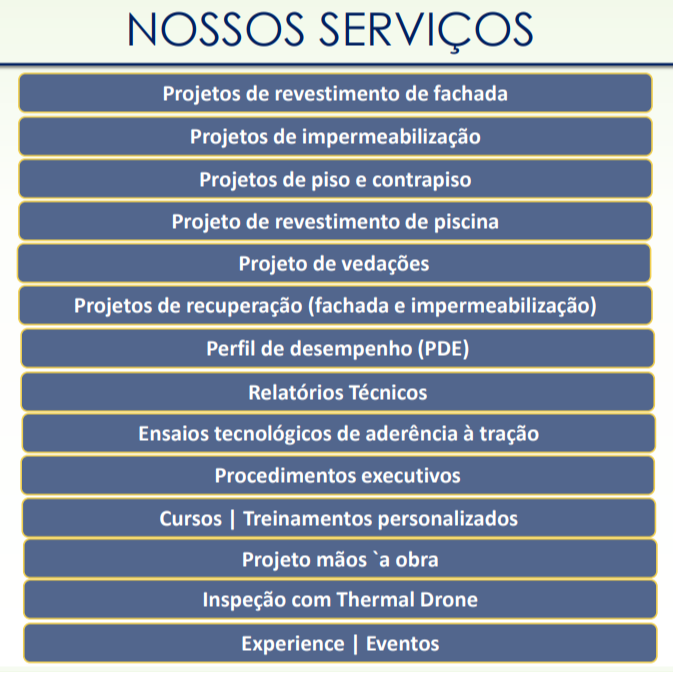 Serviços e Cursos