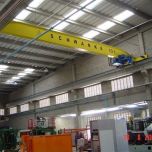 Ponte rolante univiga apoiada e suspensa