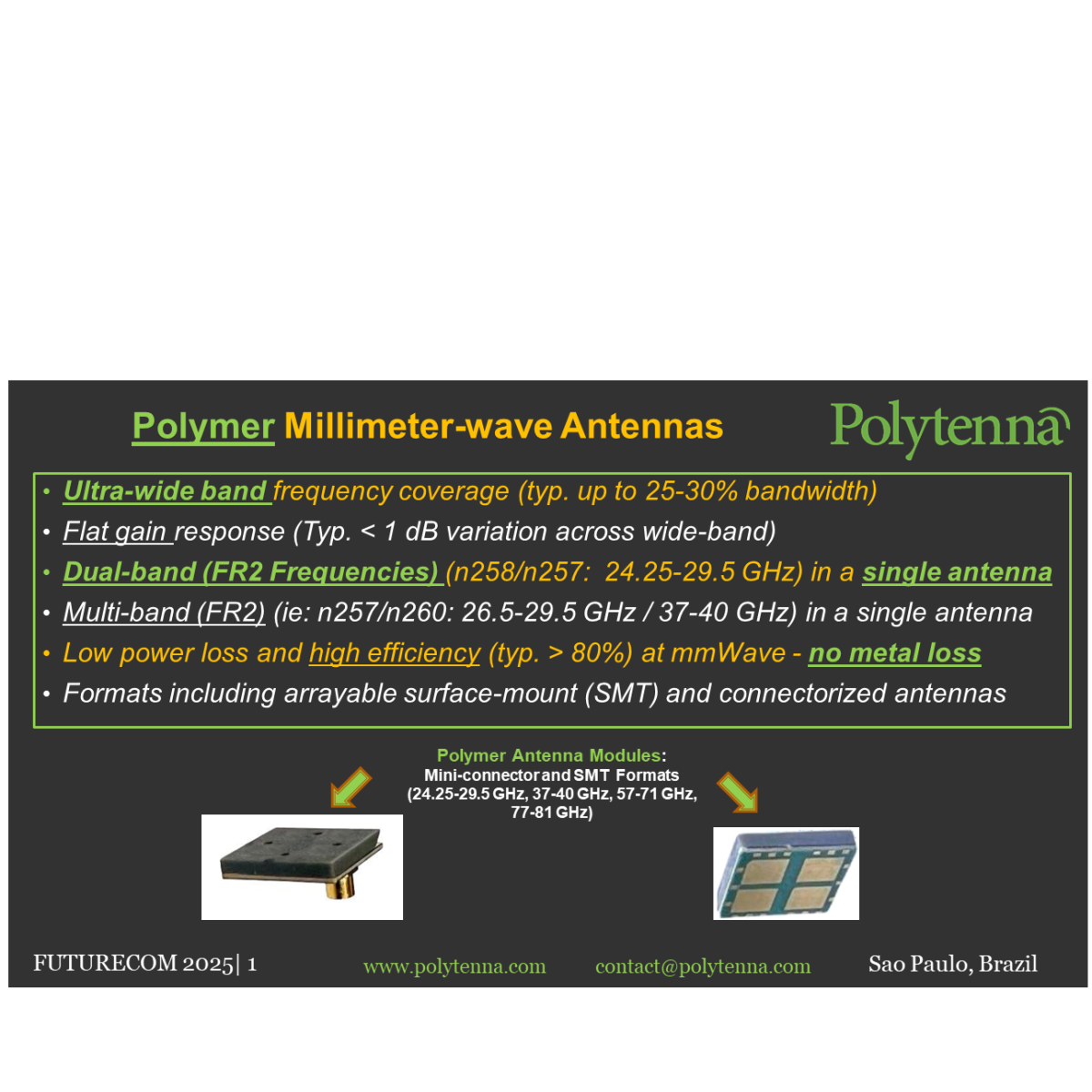 mmWave / 5G Antenna Modules