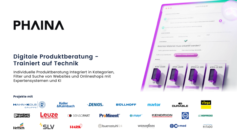 Digitale Produktberatung - Trainiert auf Technik