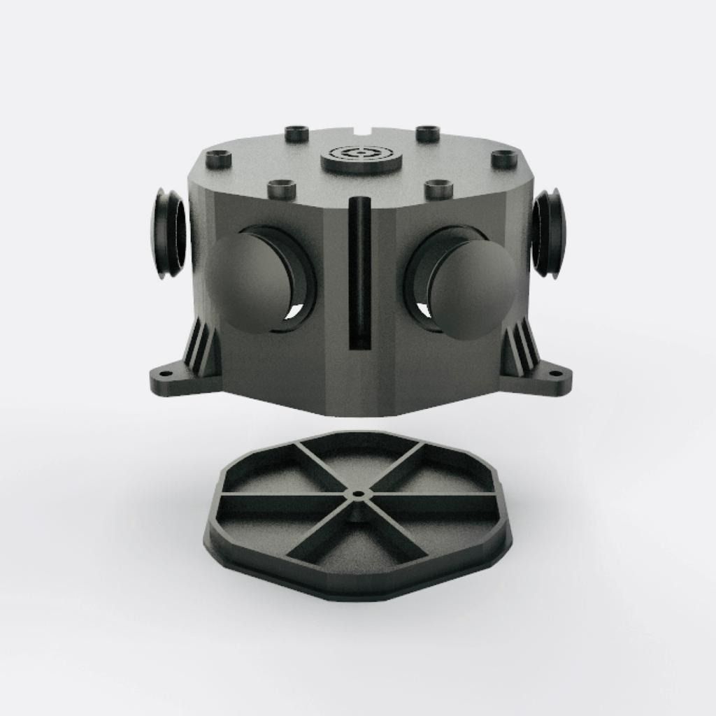 Caixa elétrica selada para laje - Skybox