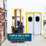 Porta Vai e Vem sem vedação