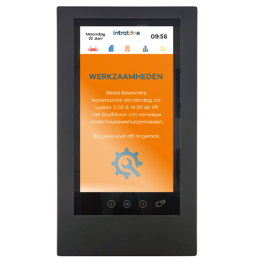 Digitaal Info Display  21"- 15"