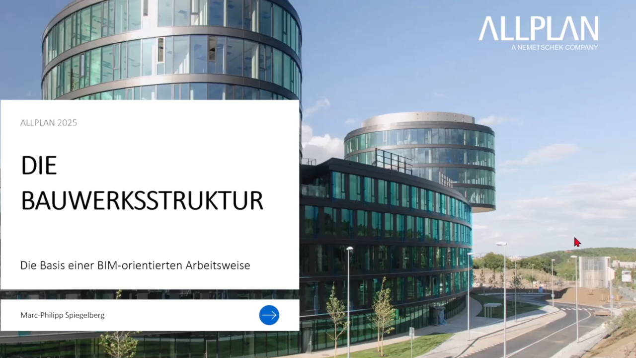 The ALLPLAN building structure – The foundation of a BIM-oriented workflow