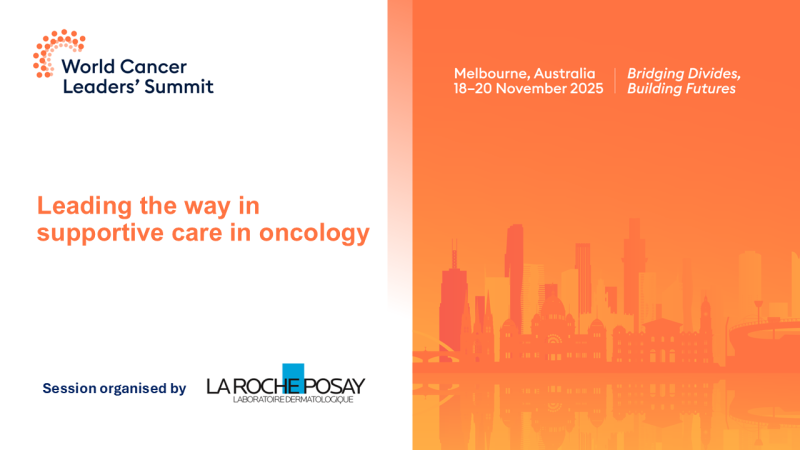 Leading the way in supportive care in oncology