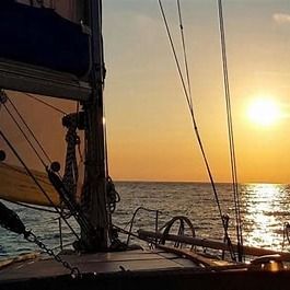 Sunset in the Atlantic