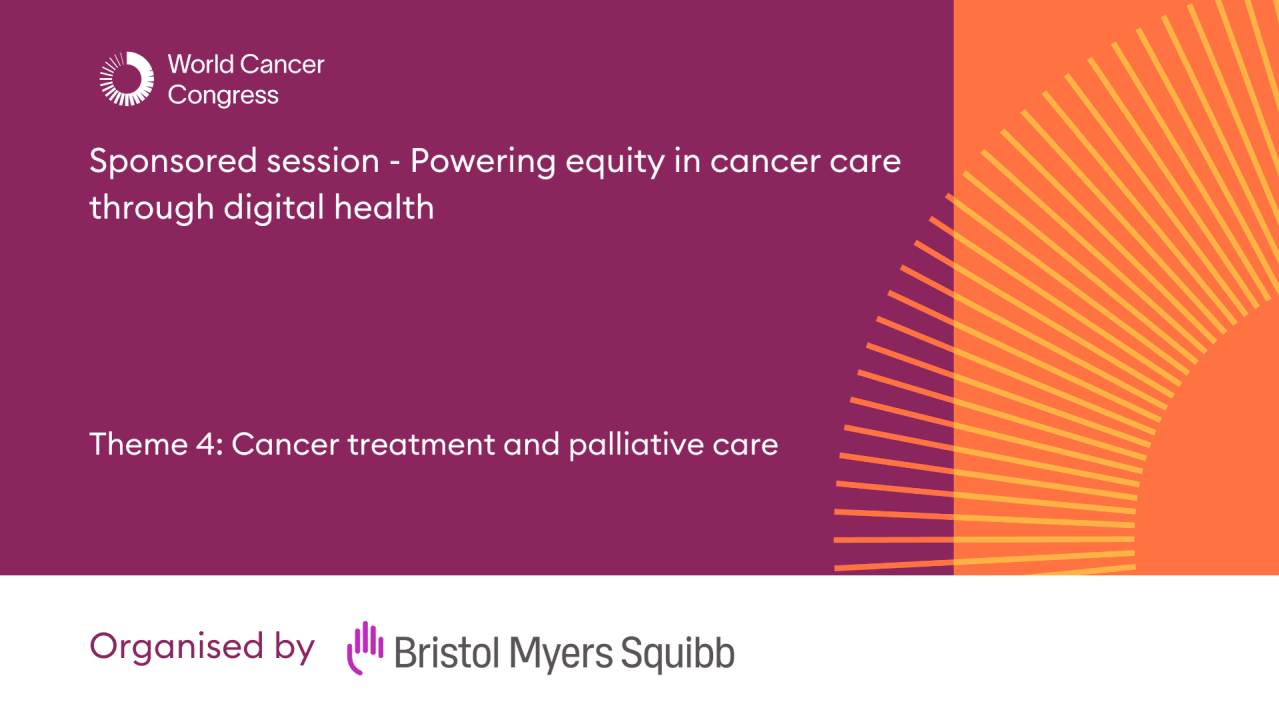 Sponsored session - Powering equity in cancer care through digital health