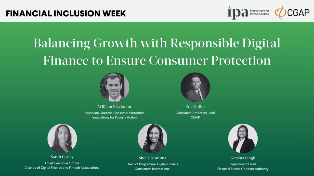 Balancing Growth with Responsible Digital Finance to Ensure Consumer Protection