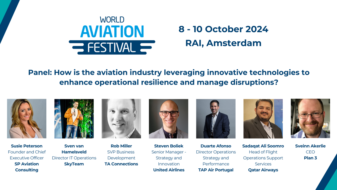 Panel: How is the aviation industry leveraging innovative technologies to enhance operational resilience and manage disruptions?