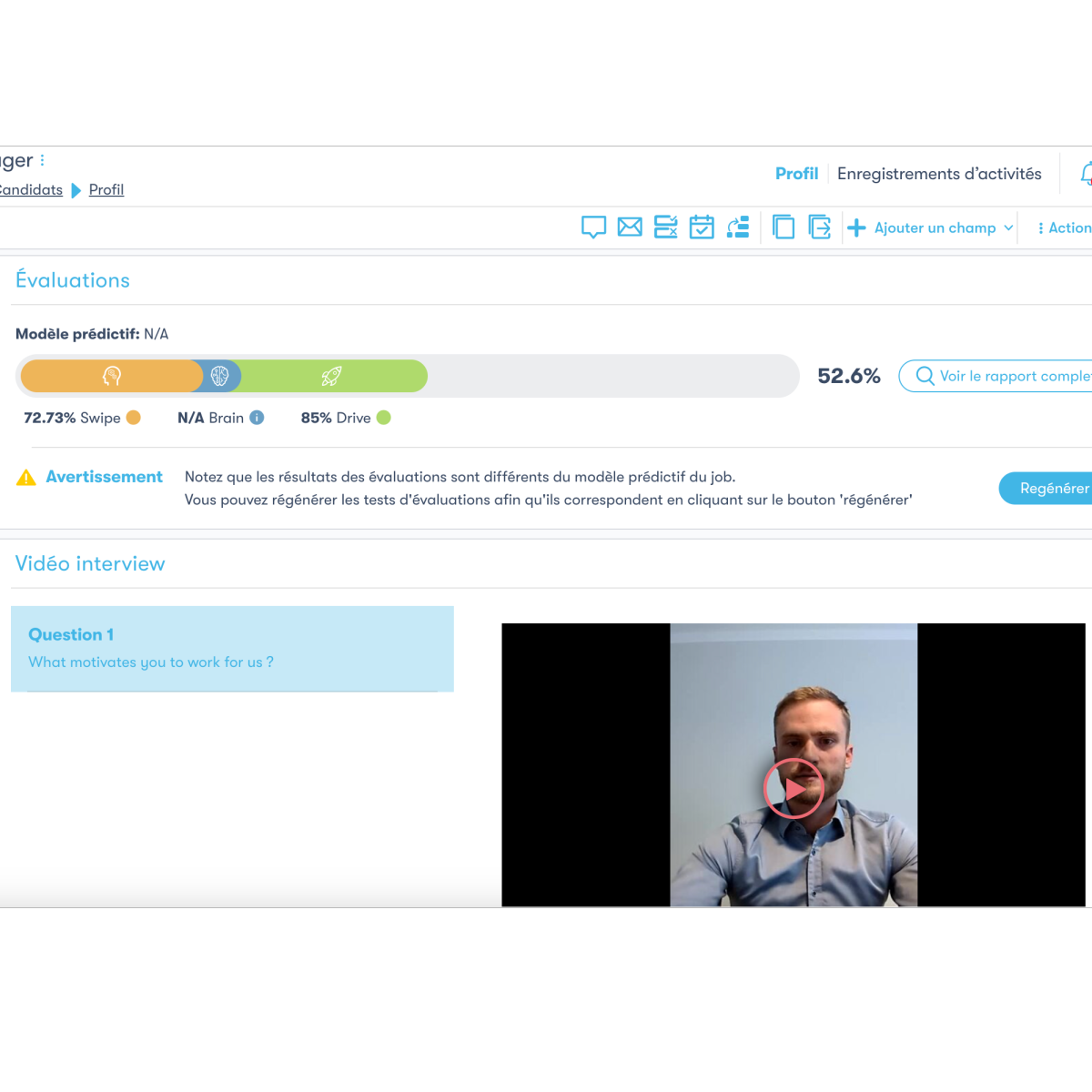 Plateforme de recrutement skeeled