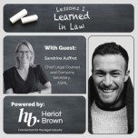 Lessons I Learned in Law Podcast