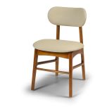 Cadeira Prominenza com Encosto Estofado, Encosto em Madeira e Encosto em Telinha