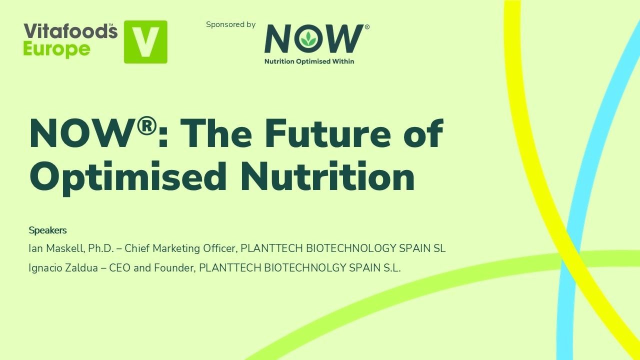 NOW®: The Future of Optimised Nutrition