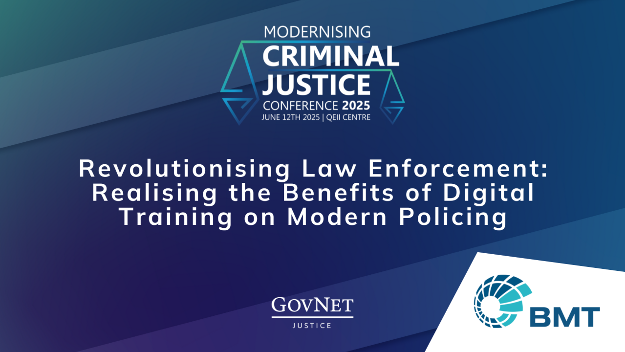 Revolutionising Law Enforcement: Realising the Benefits of Digital Training on Modern Policing - sponsored by BMT