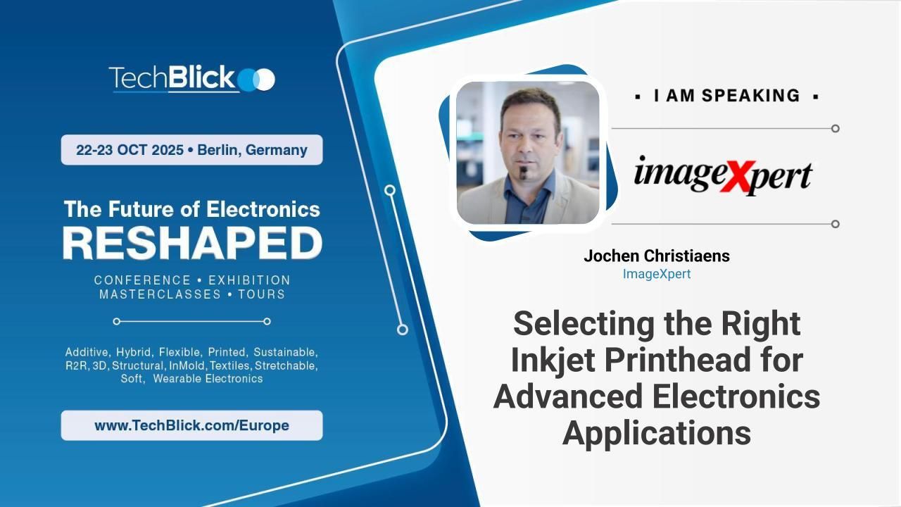 ImageXpert - Selecting the Right Inkjet Printhead for Advanced Electronics Applications