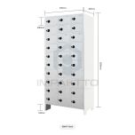 Armário plástico Colmeia