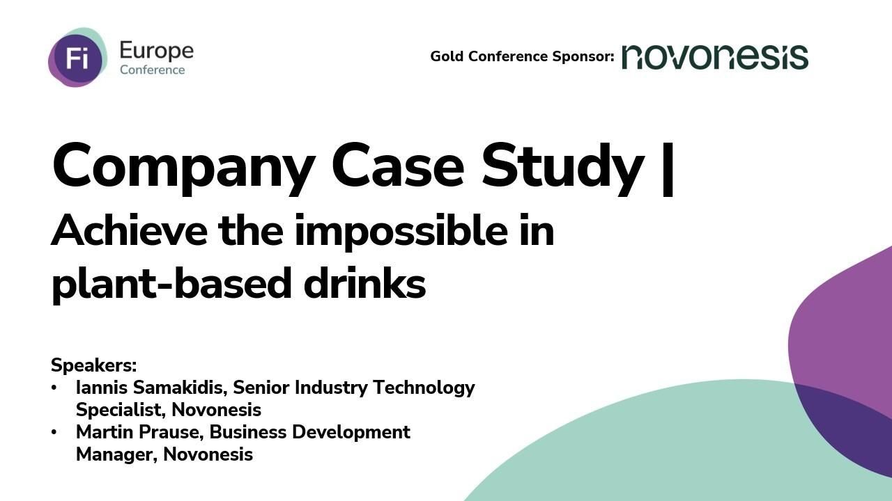 Company Case Study | Achieve the impossible in plant-based drinks