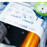 Datador Inkjet TIJ Limerpak com Rebobinadora Automática para rótulos em bobinas com Contador