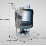 TM 300/600 - Maturation tank for ice cream syrup