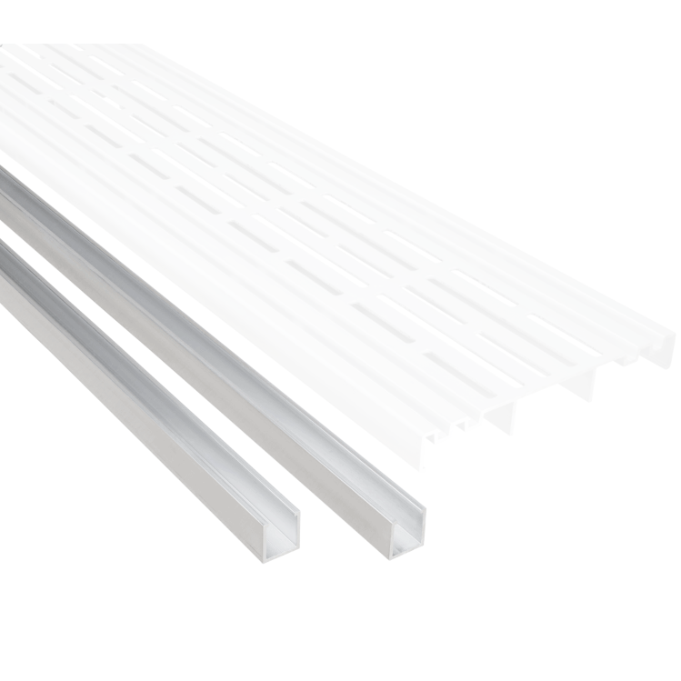 Système de montage pour lame de ventilation Kebony (1880x17x18mm)