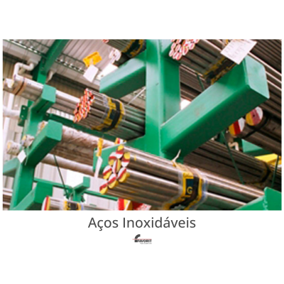 Aço Inoxidável redondo e retangular