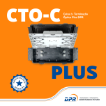 CTO C PLUS - Caixa de Terminação Óptica Para Cordoalha