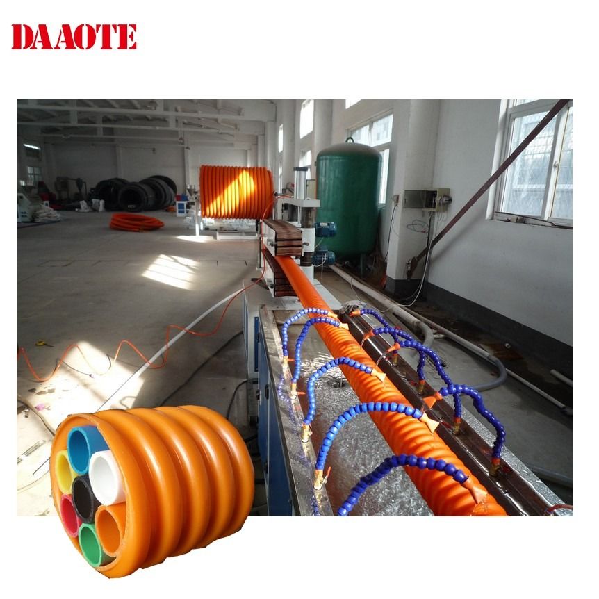 C.O.D Corrugated Optic Duct Pipes Extrusion Machine