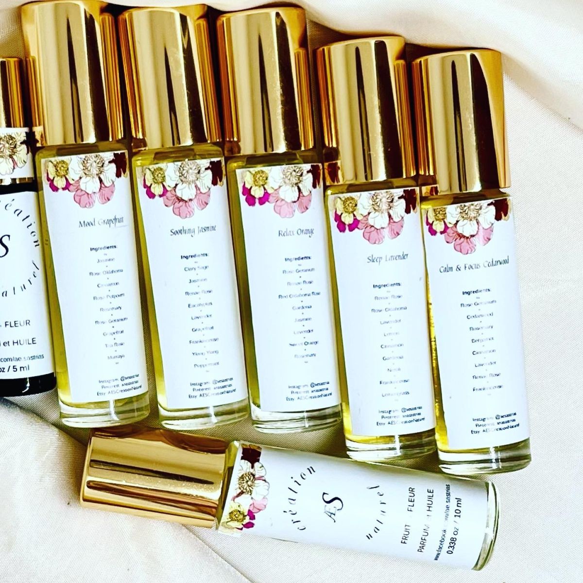 WELLNESS set of Oil Perfumes in roll-on