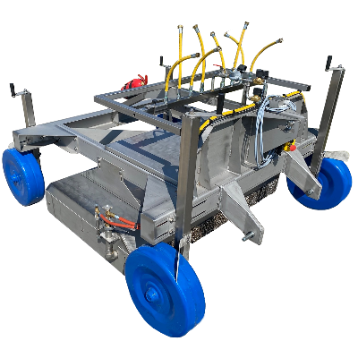 Desherbeur thermique inox semi porté 3 points