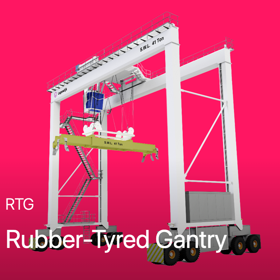 Rubber-tyred Gantry (RTG) Container Cranes