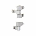 Dobradiça Externa em Inox 316 com Abertura de 120°/180°