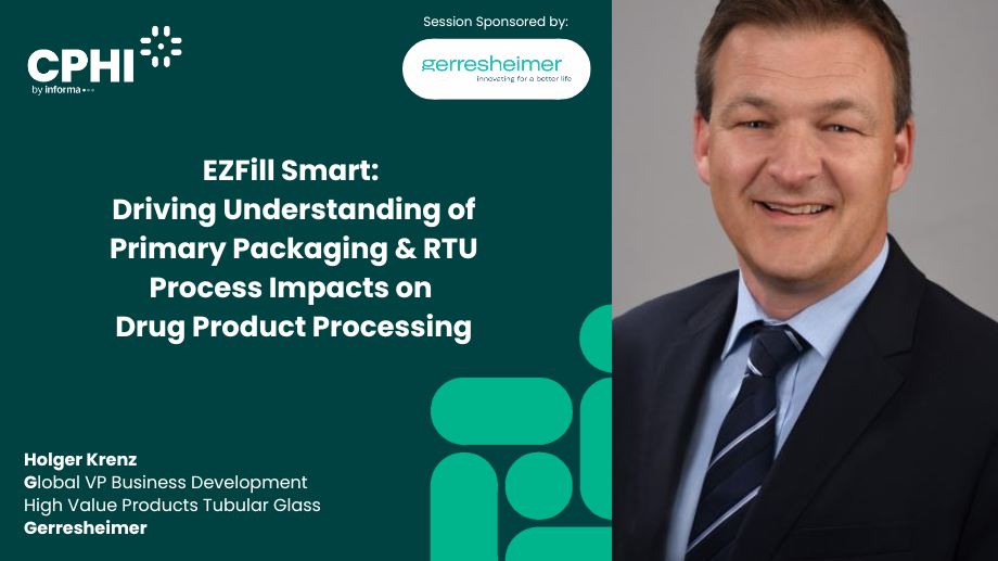 EZFill Smart: Driving Understanding of Primary Packaging and RTU Process Impacts on Drug Product Processing